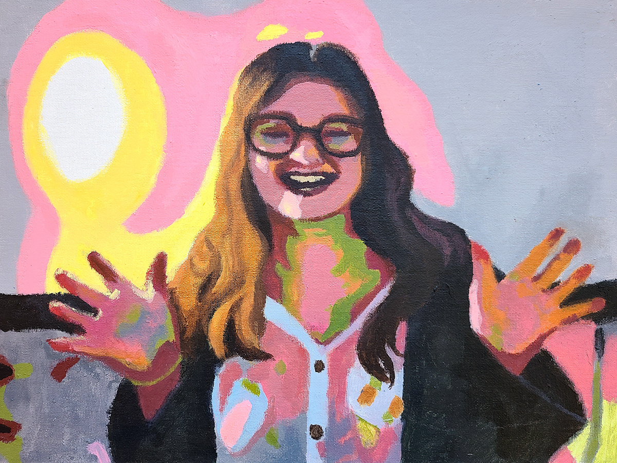 Self-Portrait by Zoe Banta