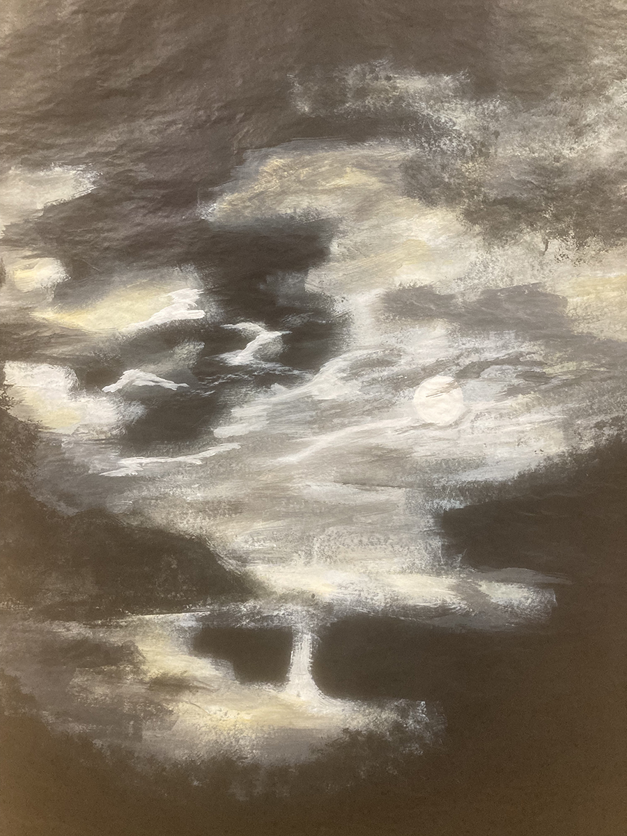 Moonlight through Clouds by Mia Jimenez
