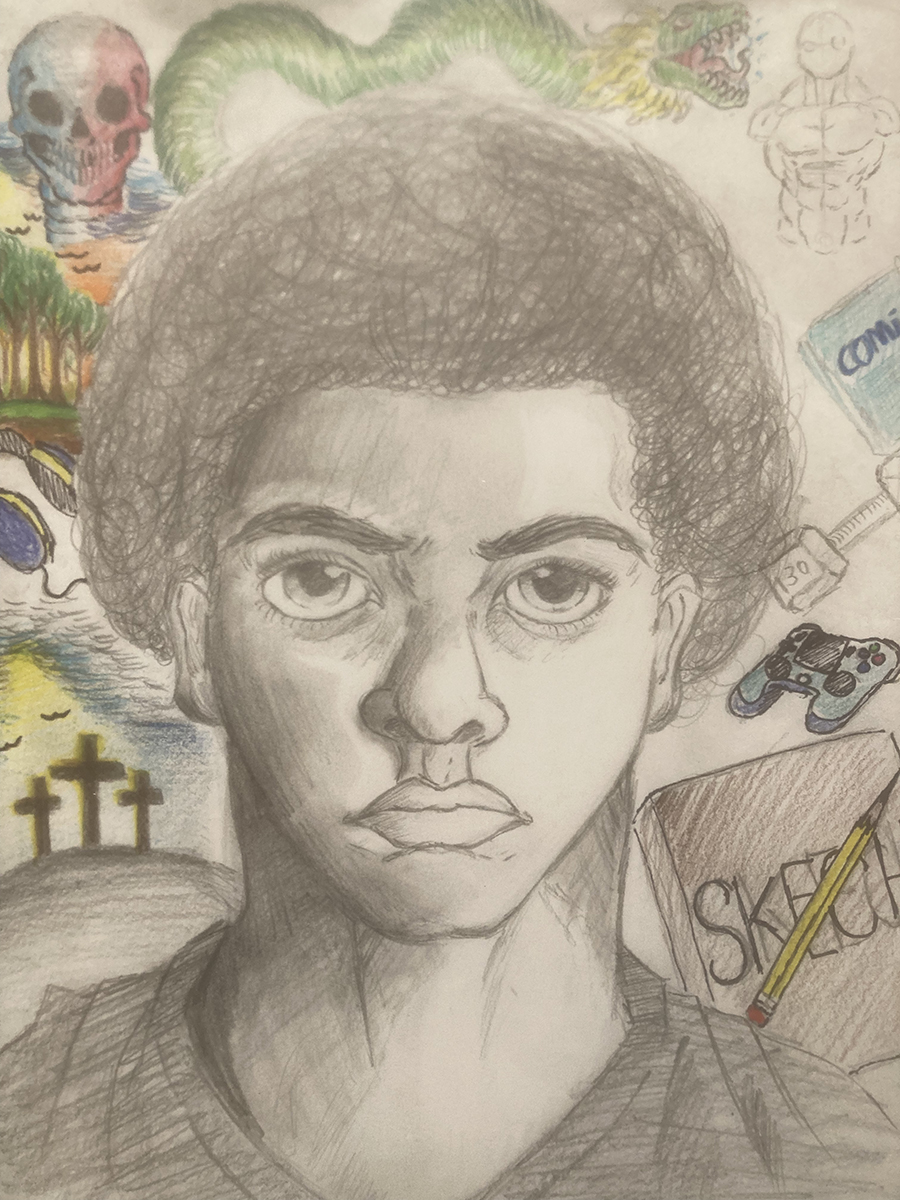Self-Portrait by Marcus Cotto